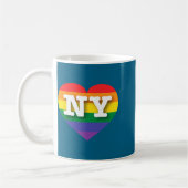I Love New York Rainbow Heart _1  Koffiemok (Links)