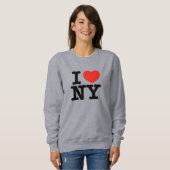 I Love New York Sweatshirt femme (Devant entier)