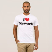 I Love Newark T-shirt (Voorkant volledig)