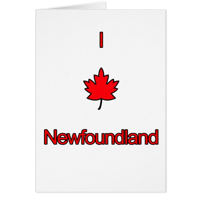 I Love Newfoundland (Devant)