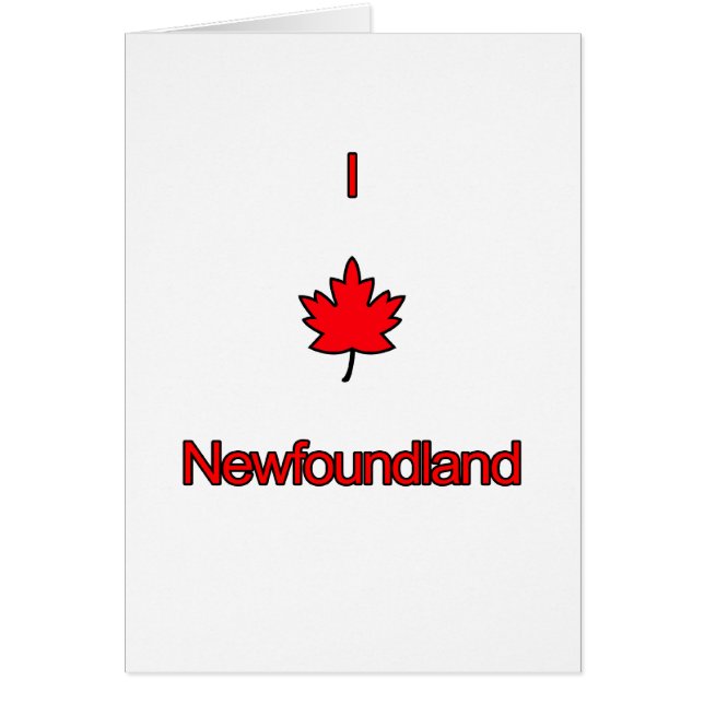 I Love Newfoundland (Devant)