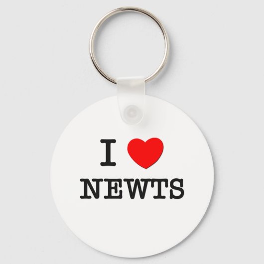 I Love Newts Sleutelhanger (Voorkant)