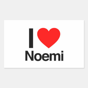 i love nomi rechthoekige sticker
