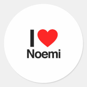i love nomi ronde sticker