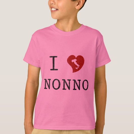 I Love Nonno T-shirt (Voorkant)