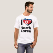 I Love North Korea Flag Shirt (Voorkant volledig)