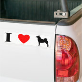 I Love Norwegian Buhunds Bumpersticker (Op Truck)
