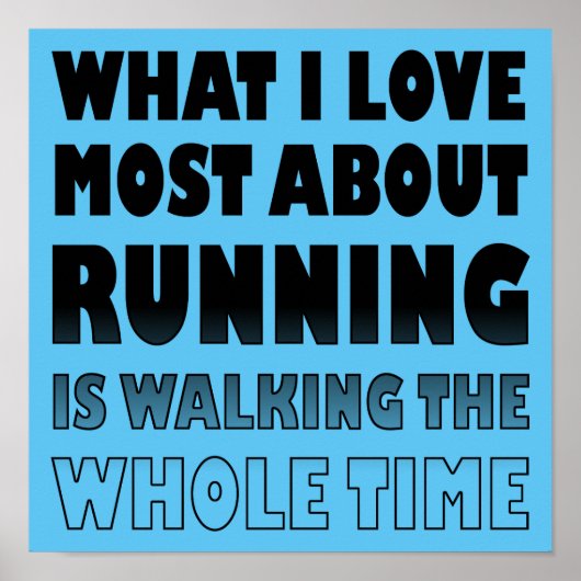 I Love Not Runny Poster Signe (Devant)