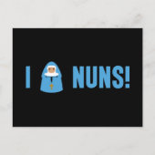 I Love Nuns Briefkaart (Voorkant)