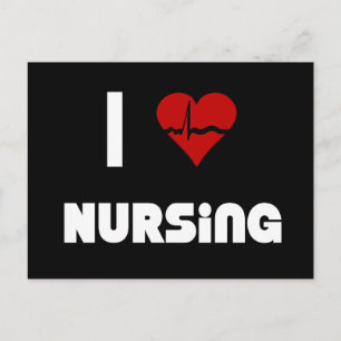 I Love Nursing Briefkaart