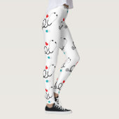 I Love Nursing motifs femmes leggings (Droite)