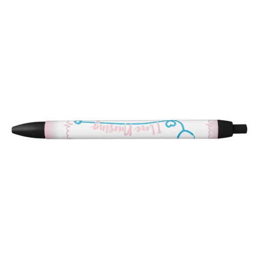 I Love Nursing Zwarte Inkt Pen (Voorkant)