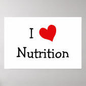 I Love Nutrition Poster (Voorkant)