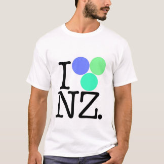 I Love NZ blue T-shirt