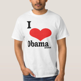 I Love Obama 2012 T-shirt