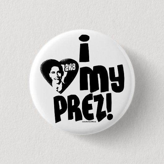I Love Obama Button (Voorkant)