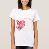 I love OBOE T-shirts オーボエTシャツ T-shirt (Voorkant)