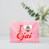I Love Ojai, California Briefkaart (Staand voorkant)