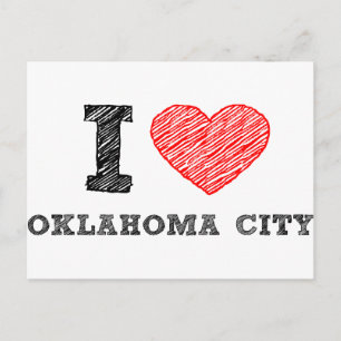 I Love Oklahoma City Briefkaart