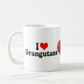 I Love Orangutans Koffiemok (Links)
