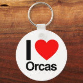 i love orcas sleutelhanger (Voorkant)