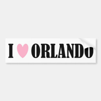 I Love Orlando Bumpersticker