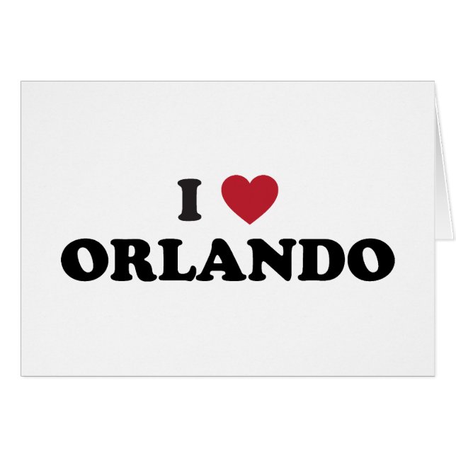 I Love Orlando Florida (Voorkant Horizontaal)