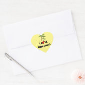 I Love Orlando Hart Sticker (Envelop)