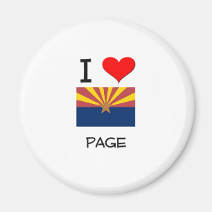 I Love PAGE Arizona Magneet