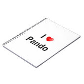 I love Pando Notitieboek (Linkerzijde)