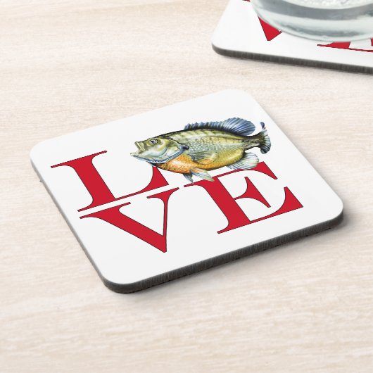 I Love Panfish Bier Onderzetter (Linkerzijde)