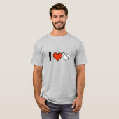 I Love Paper Airplanes T-Shirt (Devant entier)