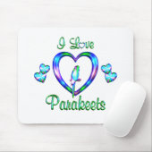 I Love Parakeets Muismat (Met muis)
