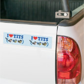 I Love Paridae EU Bumpersticker (Op Truck)