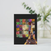 I Love Paris - Carte postale (Debout devant)