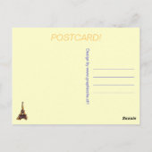 I Love Paris - Carte postale (Dos)