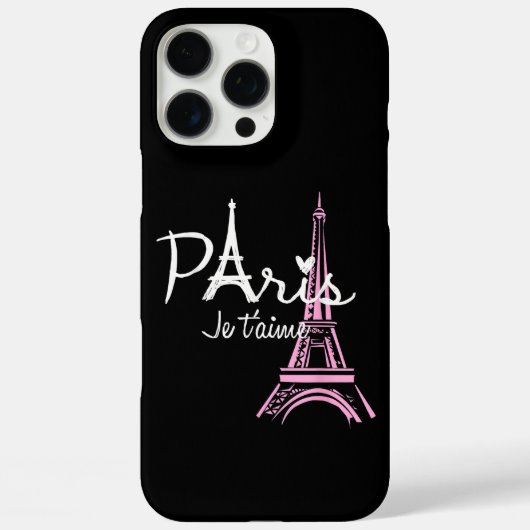 I Love Paris Eiffel Tower France Case-Mate iPhone Case (Achterkant)