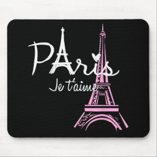 I Love Paris Eiffel Tower France Muismat