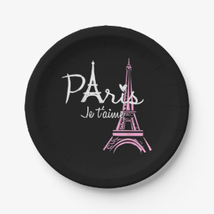 I Love Paris Eiffel Tower France Papieren Bordje
