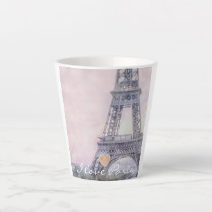 I Love Paris Eiffel Tower Latte Mok