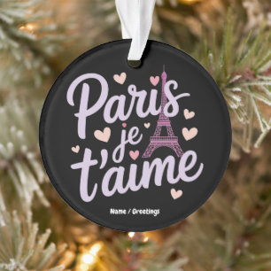 I Love Paris Je t'aime Tour Eiffel France T-shirt