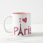I Love Paris Mug (Gauche)