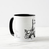 I Love Paris/ Paris Appelle Combo Mug (Devant gauche)