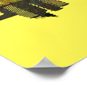 I Love Paris Skyline French Flag Poster d'Art Mur (Coin)