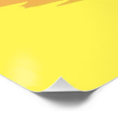 I Love Paris Skyline Sunset Wall Art Poster (Coin)