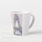 I Love Paris Tour Eiffel Latte Mug (Angle droit)