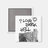 I Love Park Hill Magneet (Voorkant / Achterkant)