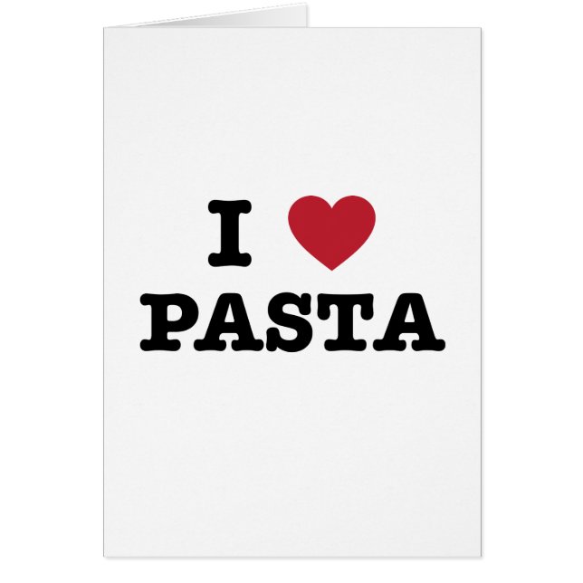 I Love Pasta (Voorkant)
