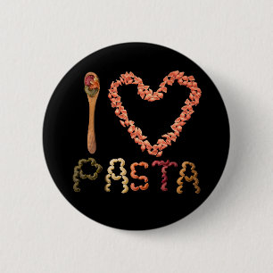 I Love Pasta Ronde Button 5,7 Cm