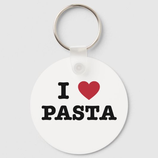 I Love Pasta Sleutelhanger (Voorkant)